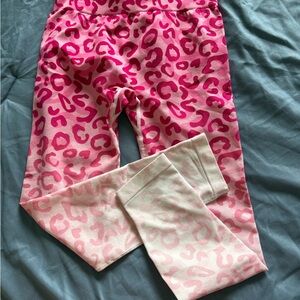 Pink Leopard Print Leggings